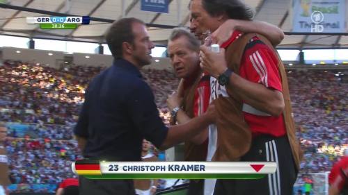 Hansi Flick – Germany v Argentina – 1st half 1