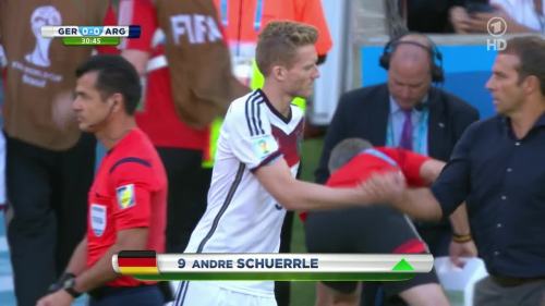 Hansi Flick – Germany v Argentina – 1st half 2