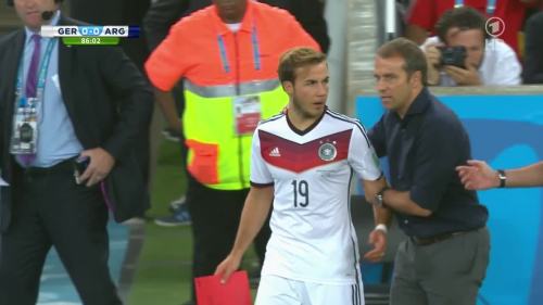 Hansi Flick – Germany v Argentina – 2nd half 1