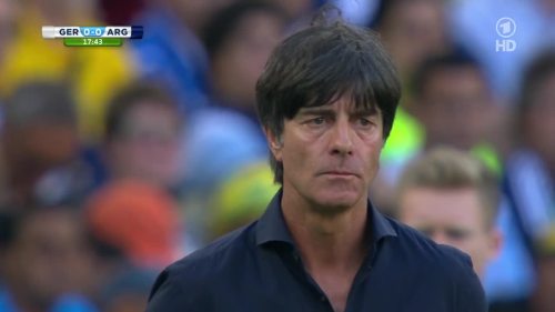 Joachim Löw – Germany v Argentina – 1st half 3