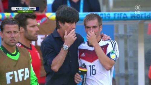 Joachim Löw – Germany v Argentina – 1st half 4