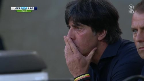 Joachim Löw – Germany v Argentina – 1st half 6