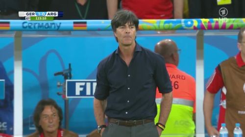 Joachim Löw – Germany v Argentina – extra time 13
