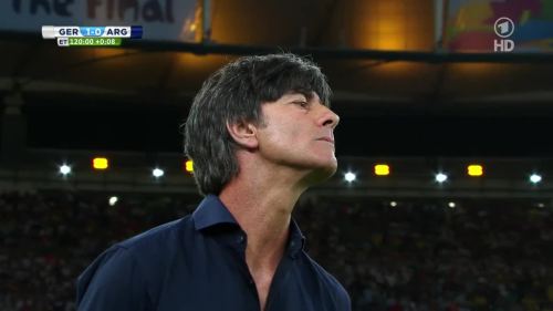 Joachim Löw – Germany v Argentina – extra time 18