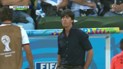 Joachim Löw – Germany v Argentina – extra time 3