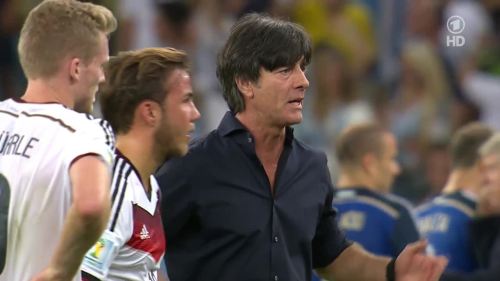 Joachim Löw – Germany v Argentina – extra time 5