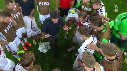 Joachim Löw & Hansi Flick – Germany v Argentina – extra time 6