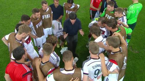 Joachim Löw & Hansi Flick – Germany v Argentina – extra time 7